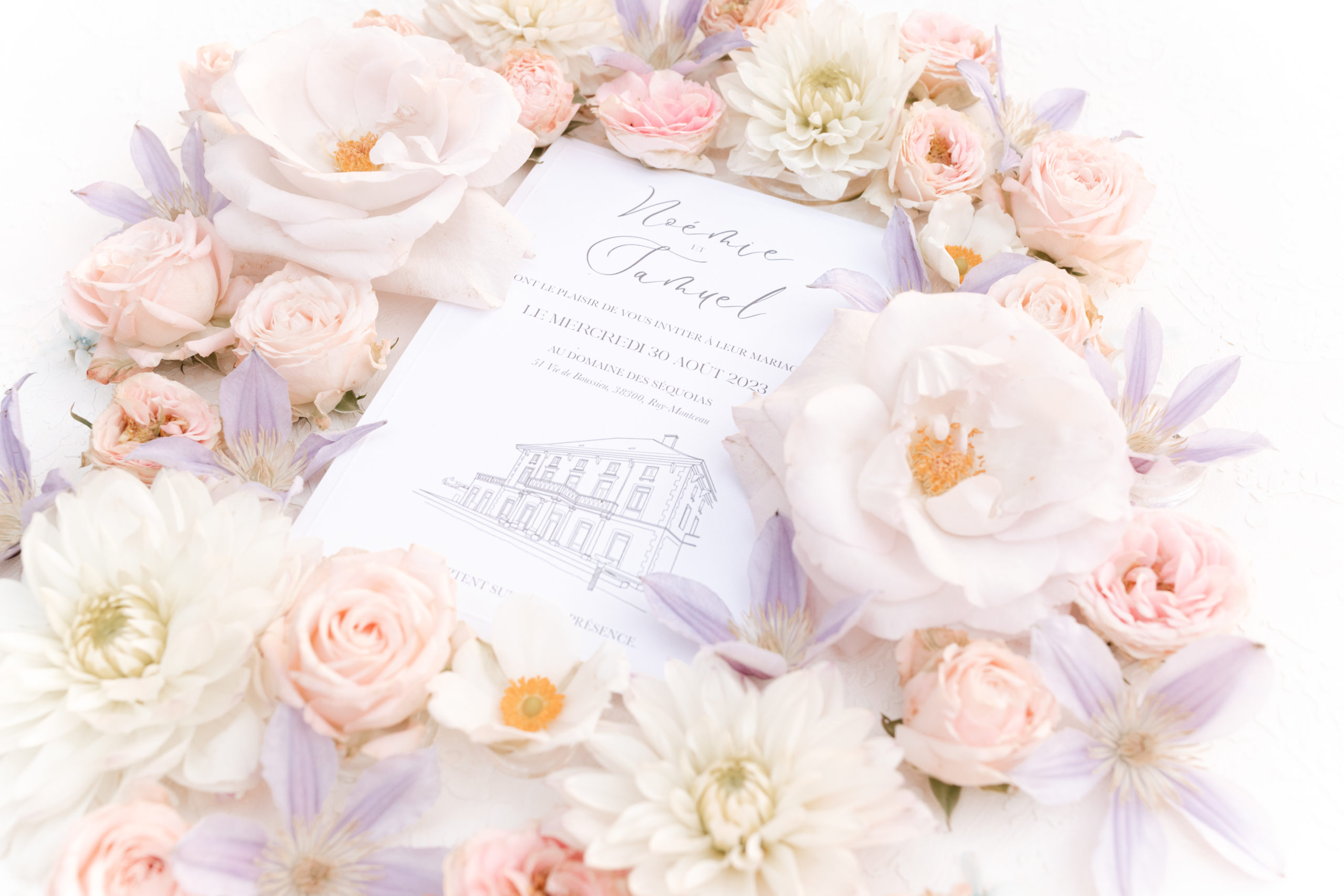 flatlay mariage